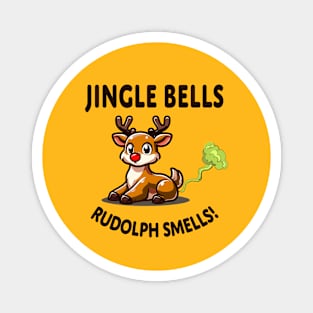 Jingle Bells Rudolph Smells Magnet